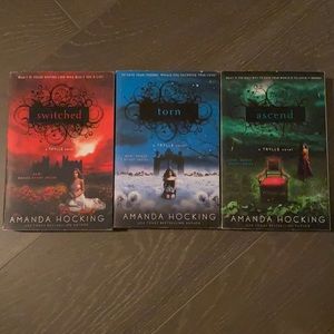 TRYLLE series by Amanda Hocking: Switched, Torn, Ascend